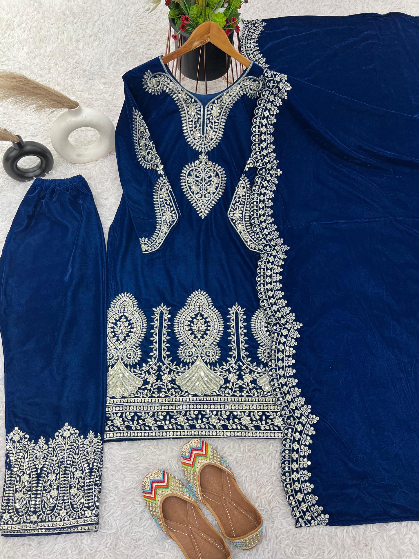 💥Launching New Designer Party Wear Look Top-Dupatta and Fully Stiched Bottom