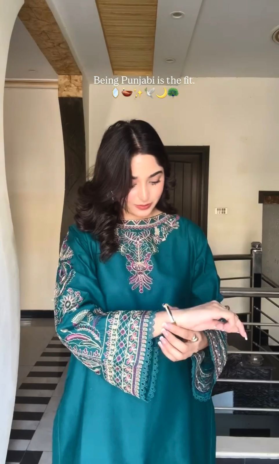 Collection In Pure Faux Georgette Top-Dhoti And Dupatta Set Fully Stitched Ready To Wear 🔥