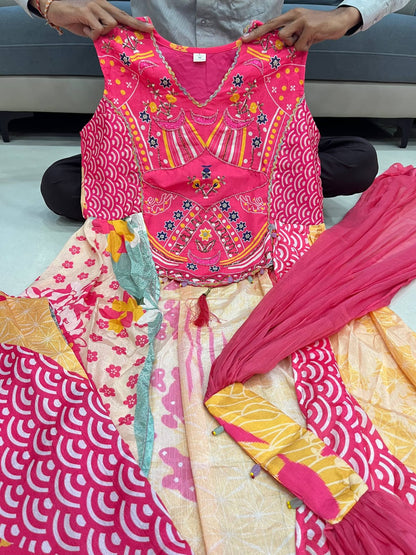 NEW ARRIVALS ✨✨ Premium Pure Chinon Suit  Set